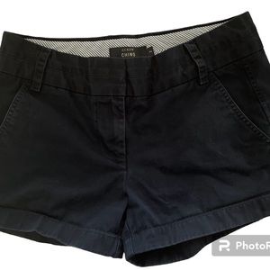 J Crew Chino navy shorts size 2